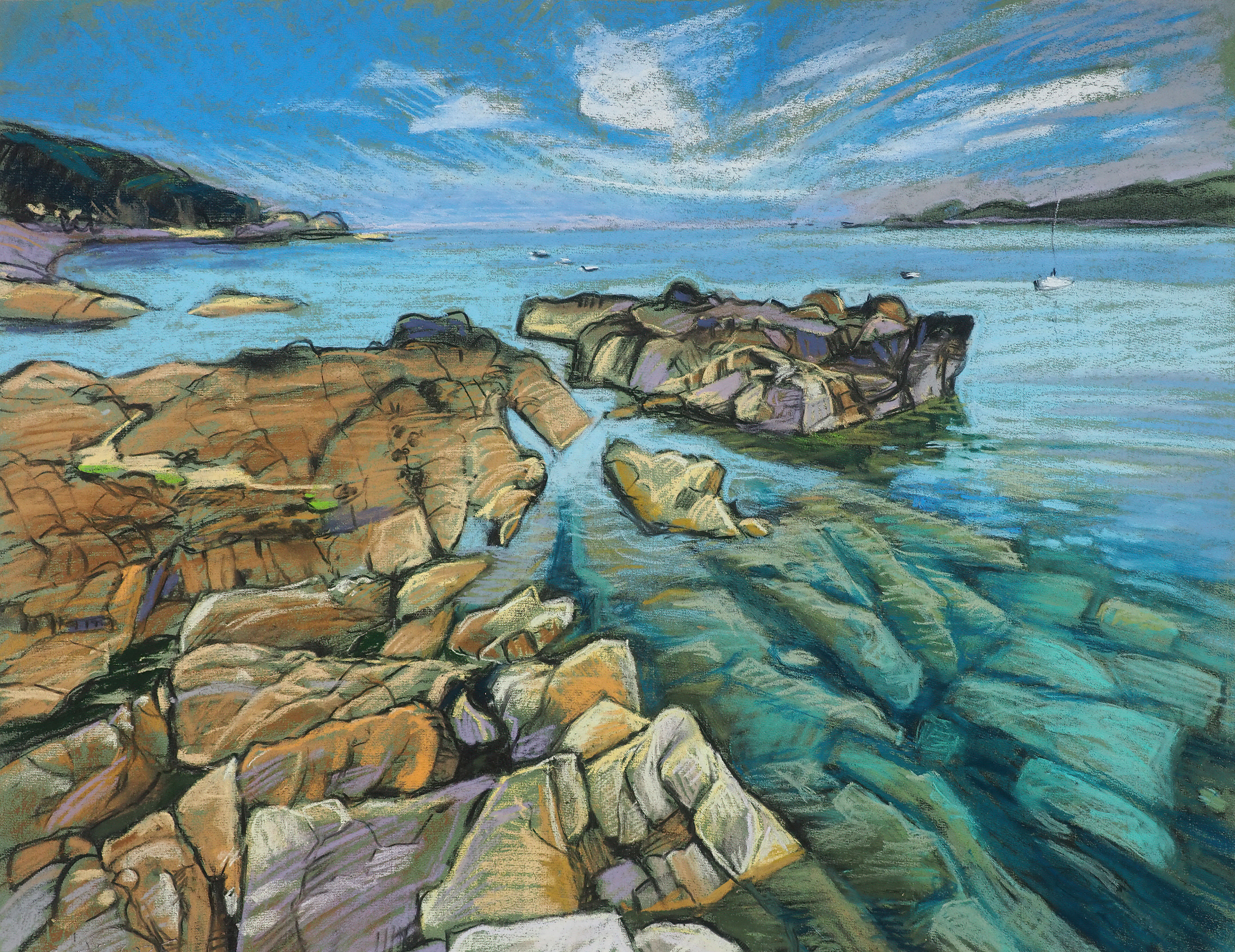 Rocky Coastline near Port Racine – La Hague, Norma